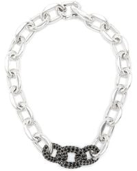 Isabel Marant - Crystal-embellished Curb-chain Necklace - Lyst