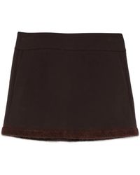 Dorothee Schumacher - Milano-Stitch Trim Mini Skirt - Lyst