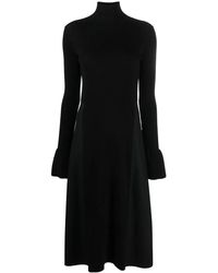 JOSEPH - Mixed Media Duperre Midi Dress - Lyst