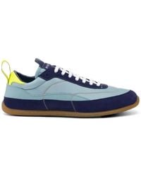 McQueen - Ec1 Panelled Lace-Up Sneakers - Lyst