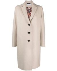 Harris Wharf London - Wool Single-Breasted Coat - Lyst