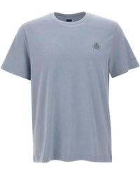 Moose Knuckles - Camiseta Crescent Con Logo Y Manga Corta - Lyst