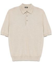 ZEGNA - Fein gestricktes Poloshirt - Lyst