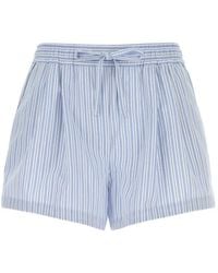 Dolce & Gabbana - Short Rayé À Lien De Resserrage - Lyst