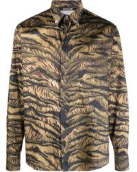 Roberto Cavalli - Hemd mit Tiger-Print - Lyst