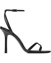 Jimmy Choo - 1998 Leo 100 Leather Heeled Sandals - Lyst