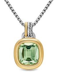David Yurman - Mercer Prasiolite And Diamond Necklace - Lyst