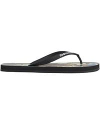 DSquared² - Graphic-Print Flip Flops - Lyst