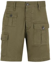 DSquared² - Buttoned Cargo Shorts - Lyst
