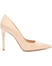 Stuart Weitzman - 100Mm Stuart Power Pointed-Toe Patent Pumps - Lyst