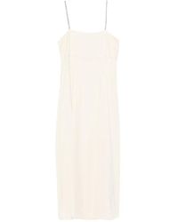 Peserico - Satin Midi Dress - Lyst