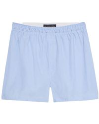 Brooks Brothers - Micro-Stripe Cotton Boxers - Lyst
