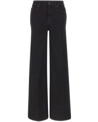 7 For All Mankind - Jeans mit hohem Bund - Lyst