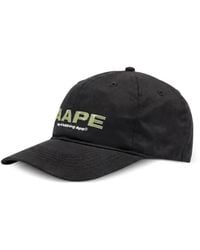 A Bathing Ape - Logo-Embroidered Cap - Lyst