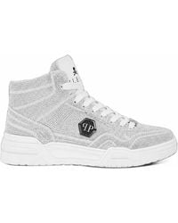 Philipp Plein - Mid Top Predator V2 Strass Sneakers - Lyst