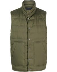 Kiton - Chaleco Acolchado Con Cremallera - Lyst