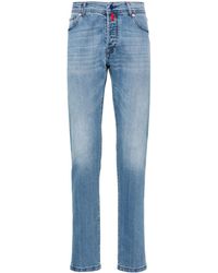 Kiton - Mid-rise Tapered-leg Jeans - Lyst