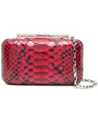 McQueen - T-Bar Box Clutch - Lyst
