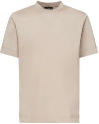 Giuliano Galiano - Round-Neck Short-Sleeve T-Shirt - Lyst