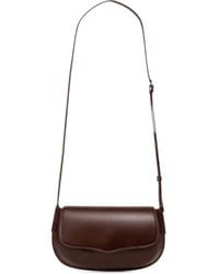 Lemaire - Belly Leather Crossbody Bag - Lyst