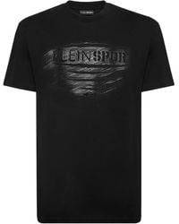 Philipp Plein - Logo-Print Cotton T-Shirt - Lyst