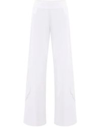 Saiid Kobeisy - Perforated Denim Top Pants - Lyst