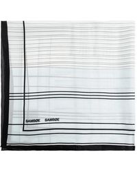 Samsøe & Samsøe - Sahailan Striped Scarf - Lyst