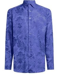 Etro - Cotton Jacquard Shirt - Lyst