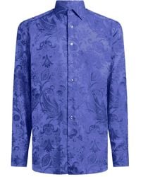 Etro - Cotton Jacquard Shirt - Lyst