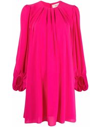 Blanca Vita - Gathered-Detail Shift Dress - Lyst