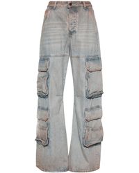DIESEL - D-Sire Cargo-Jeans mit weitem Bein - Lyst