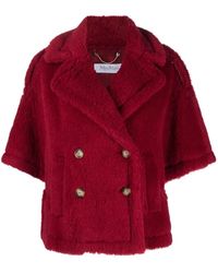Max Mara - Jacke Aus Faux Fur - Lyst