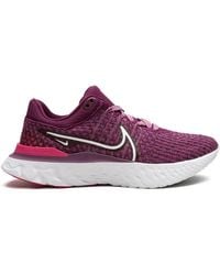 Nike - React Infinity Run Flyknit "Sangria" Sneakers - Lyst