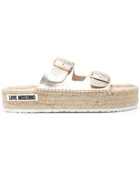 Love Moschino - Double-strap Espadrilles - Lyst