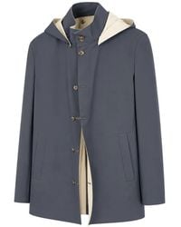 Tombolini - Hooded Toggle-Fastening Coat - Lyst