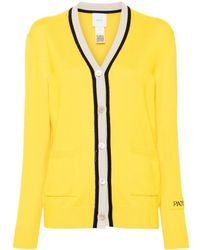 Patou - Cárdigan con logo en intarsia - Lyst