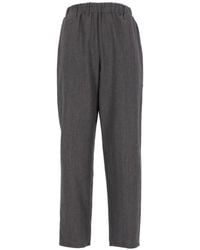 Dusan - Elasticated-Waistband Tapered Trousers - Lyst