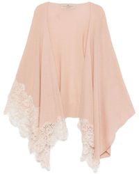 Ermanno Scervino - Lace-Trim Cape - Lyst