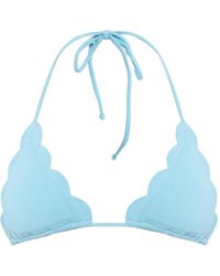 Marysia Swim - Broadway Scallop-Edge Bikini Top - Lyst
