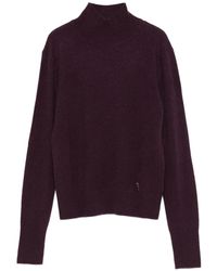 Patrizia Pepe - Jersey de cachemira con cuello alto - Lyst