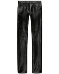 Courreges - Vinyl Straight-Leg Trousers - Lyst