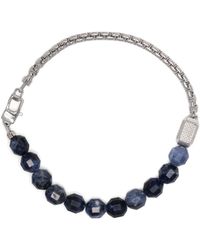 Tateossian - Chain-link beaded bracelet - Lyst
