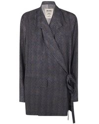 Uma Wang - Tie-Fastening Jacket - Lyst