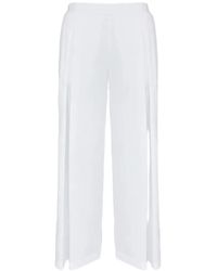 Lorena Antoniazzi - Pantalon Ample À Fentes Latérales - Lyst