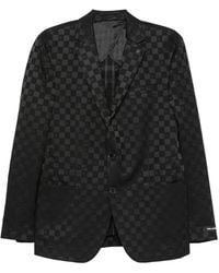 KARL LAGERFELD - Smart Check-Pattern Blazer - Lyst