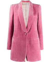 Philosophy Di Lorenzo Serafini Blazer Met Enkele Knoop - Roze