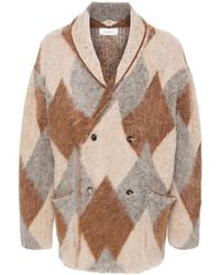 Laneus - Checked Cardigan - Lyst