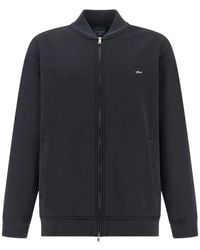 Paul & Shark - Zip-Up Fleece Bomber Jacket - Lyst