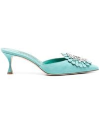 Manolo Blahnik - 50Mm Shogmu Mules - Lyst