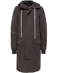 Rick Owens - Cappotto Con Cappuccio - Lyst